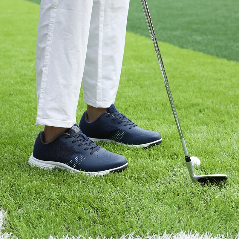 New Waterproof Golf Shoes Spikes Professional Golf Sneakers Big