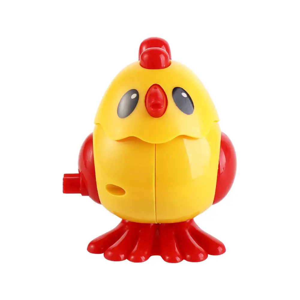 

Plastics Girls Wind-Up Spring Chicken Toy Simulation Educational Simulation Mini Jumping Chicken Wind-Up Spring Jumpin