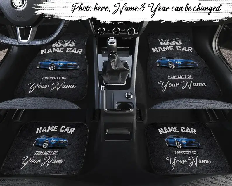 

Индивидуальный автомобильный напольный коврик, персонализированный автомобильный коврик, автомобильные аксессуары, влюбленные автомобиля, автомобильное фото, индивидуальное название года, украшение автомобиля