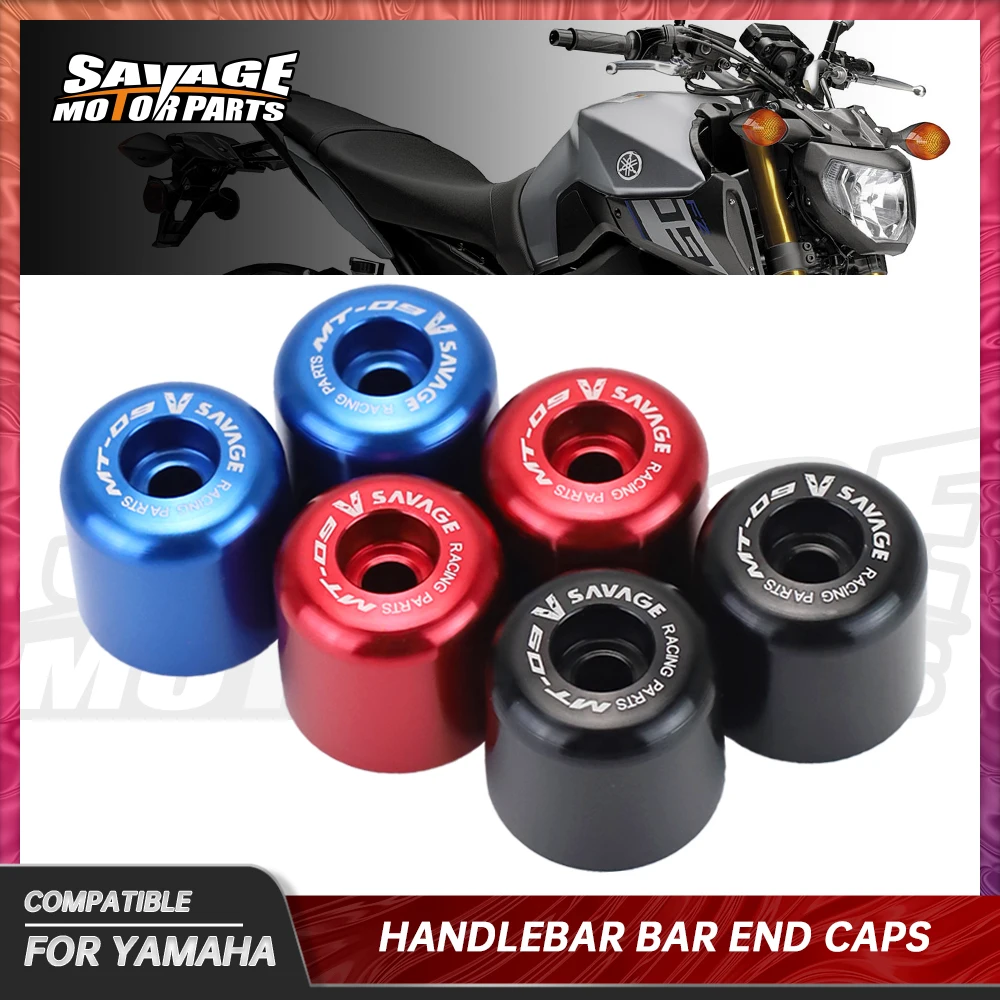 

MT09 Motorcycle Handle Bar End Caps For YAMAHA MT-09 MT 09 2021 2023 Motorbike Parts Handlebar Grips Plugs Anti Vibration Silder