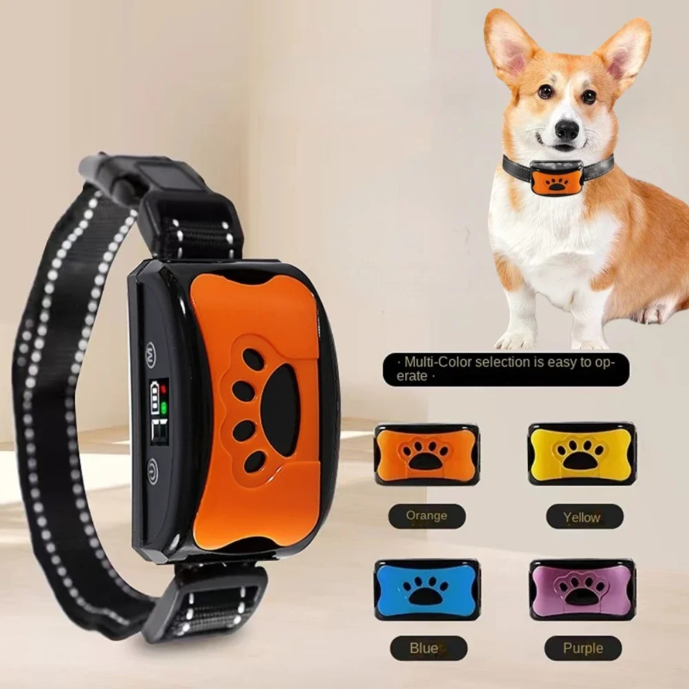 Pet Dog Anti Barking Device Electric Training Collar Usb Chargeable Stop Barking Vibration Anti Bark Devices