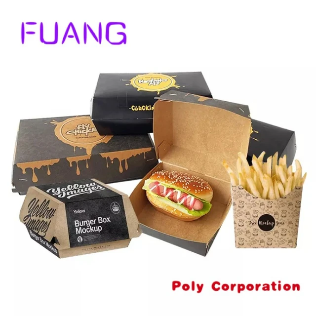 Disposable Box French Fries Box White Case Packaging Box Fried Chicken Bag  Food Grade Paper Oil-proof Packaging Box 100pcs/pack - AliExpress