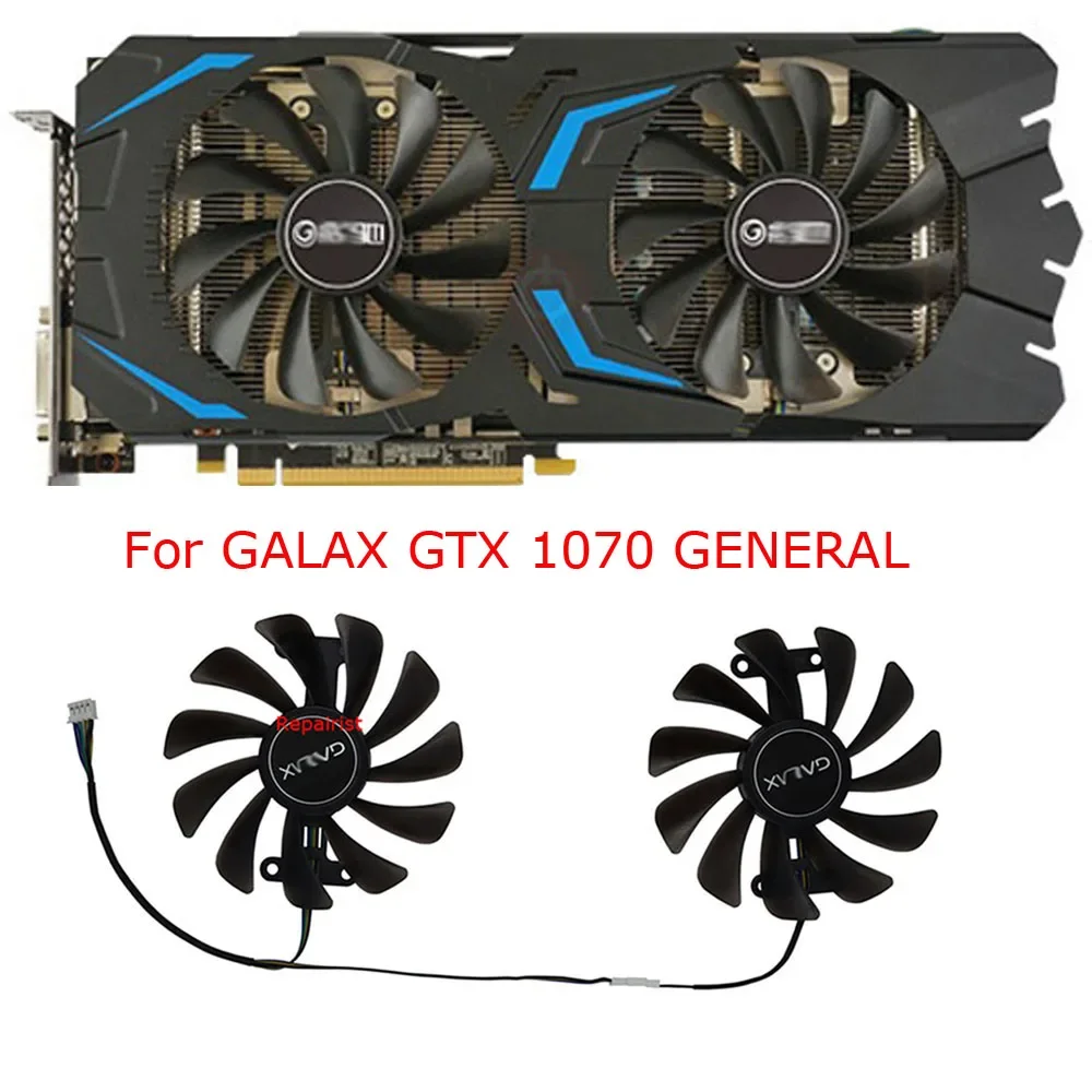 Kfa2 Galax Gtx 1070 Exoc 2Pcs/Set,Graphics Card Cooler Fan,For