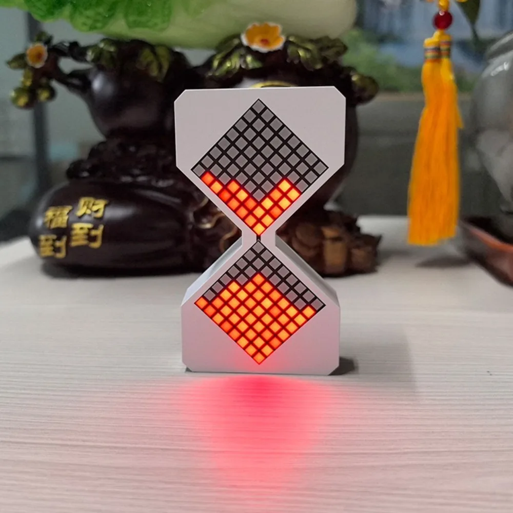 LED Electronic Hourglass with Gravity Sensing Technology - Digital Sand Clock Timer