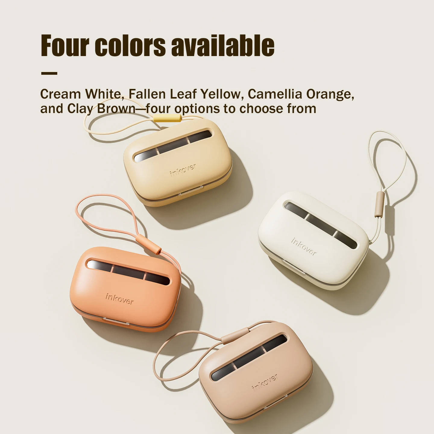 Compact Waterproof Pill Organizer with Lanyard - Airtight & Moisture-Resistant 3-Compartment Design
