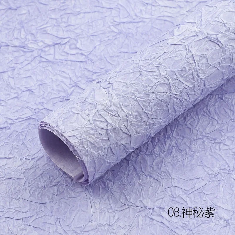 Stone Textured Wrapping Paper Wrinkled and Thickened Solid Color