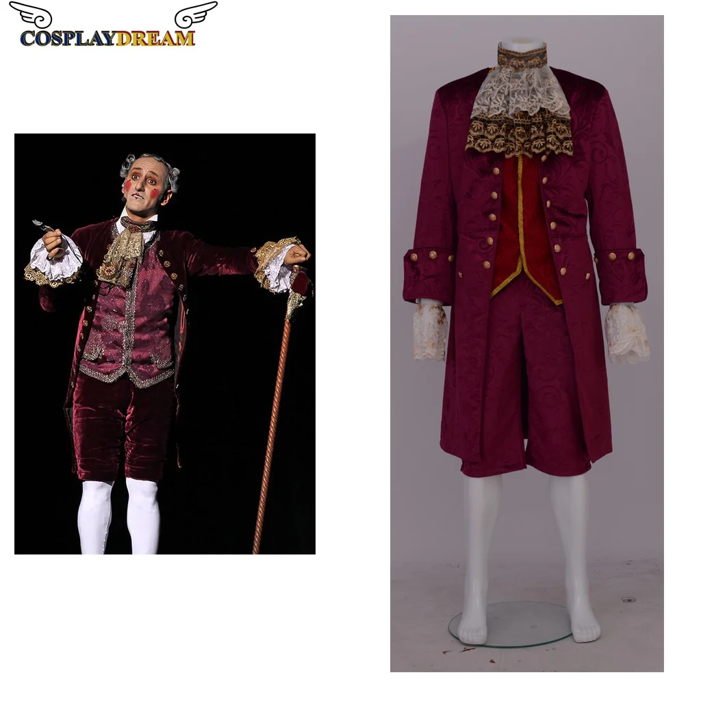 Musical Mozart L Opera Rock Mozart Rock Rosenberg Cosplay Costume Red