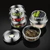 Fresh preservation box with glass bowl fruit and vegetable storage box refrigerator specific sealed 3