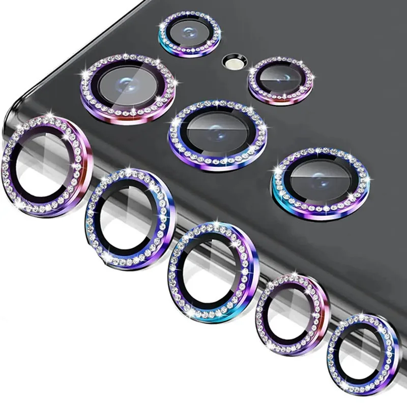 Cool Diamond Glass Drop-Proof Phone Camera Protective Case