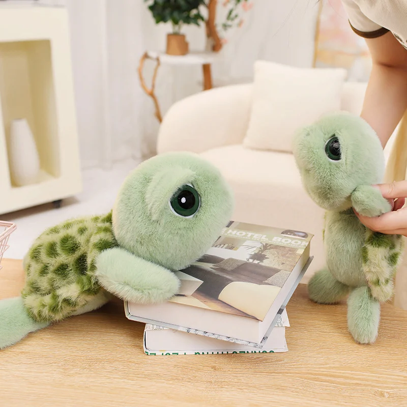 22/28/40CM Nette Kleine Schildkröte Plüsch Spielzeug Weiche Stofftier Puppe Schöne Meer Tier Kissen Spielzeug schöne Geschenke – Detail 9