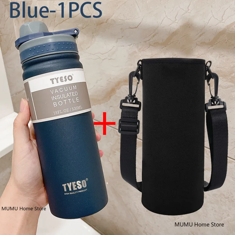Blue With Cup Bag