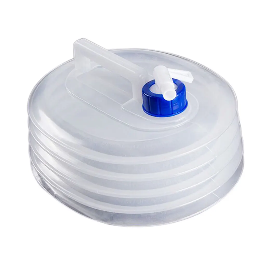 

Water Container Drinking Tank Travelling Outdoor Equipment 3/5/8/10/15L Folding Bucket Space Saving Hiking Bottle