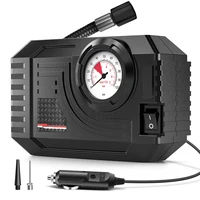 CARSUN Mini pompe à Air gonfleur de pneu voiture électrique Mini 20L/Min compresseur d'air Portable pour voiture motos vélo gonflable 1