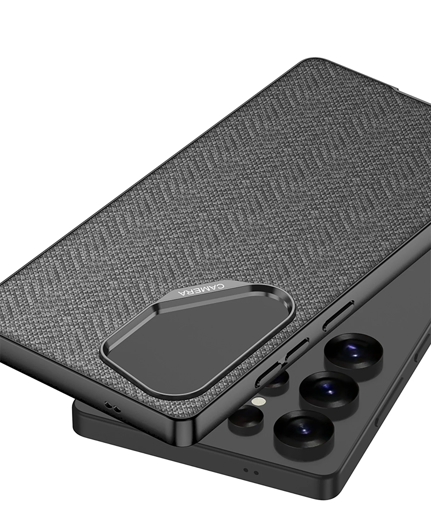 Original Case For Samsung Galaxy S25 Ultra Luxury Nylon Pattern Shockproof Matte