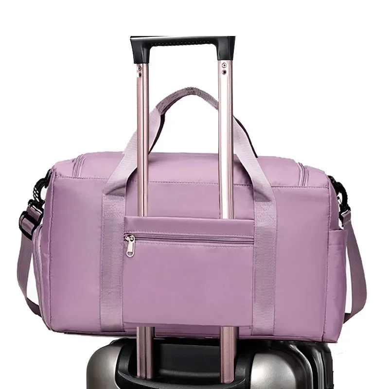 Travel Bag Luggage Handbag Women's Shoulder Bags Large Capacity Brand Waterproof Nylon Sports Gym Ladies Crossbody Bag