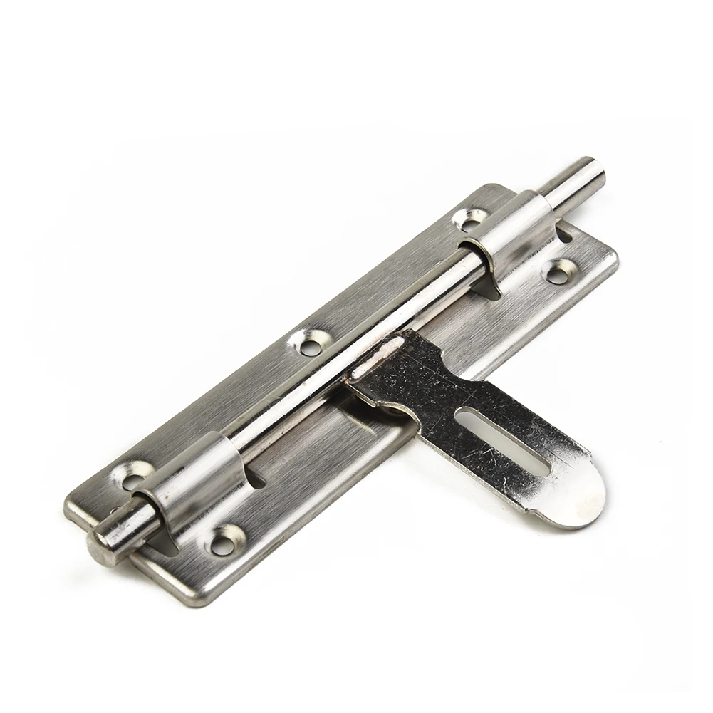 

Hot Sale Slide Bolt Gate Latch Reliable Useful 1pcs 1x For Gates Fences Garage Silver Slide Bolt Lock Gate Latch