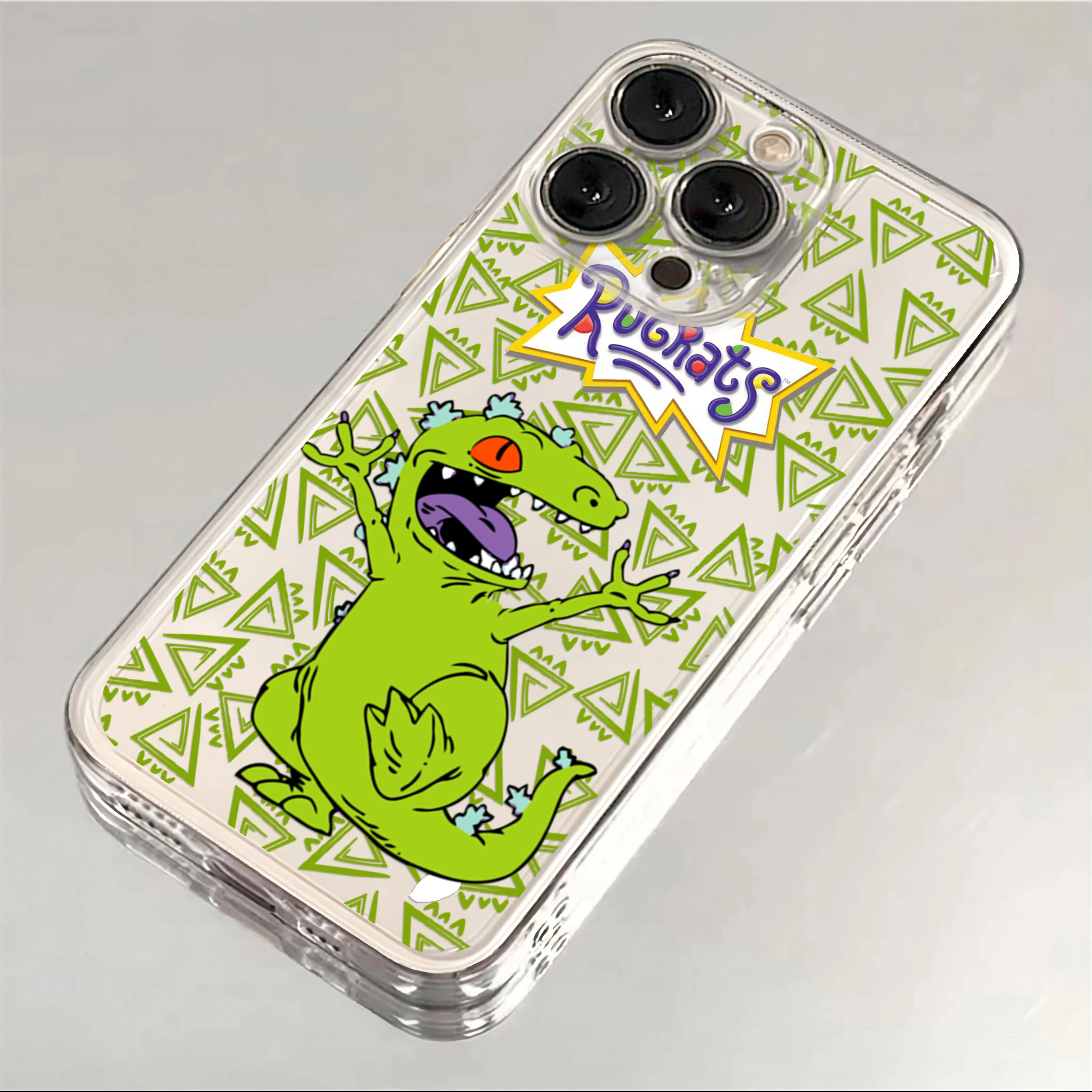 Playful Cartoon Rugrats Shockproof Silicone Phone Case