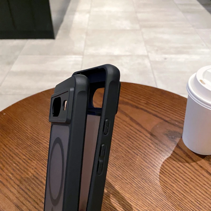 Magsafe Magnetic Wireless Luxury Matte Phone Case with Bumper Back Cover