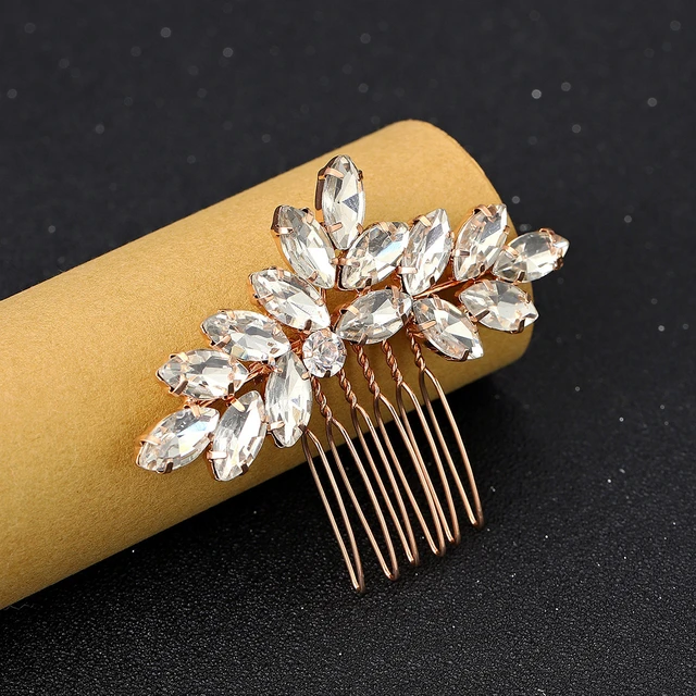 Antique-inspired rhinestone hair jewels to adorn your wedding hairstyle