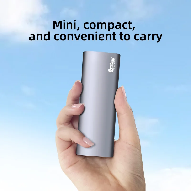 SSD enclosure CoolFish M2 SSD Case NVMe Protocol 10Gbps M.2 to USB Type C 3.2 Gen 2 Portable NVMe External Enclosure SSD Box