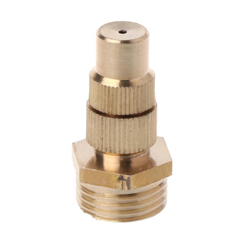 E8BD 1/2" DN15 Garden Irrigation Brass Adjustable Spray Misting Nozzles Spray for Hea