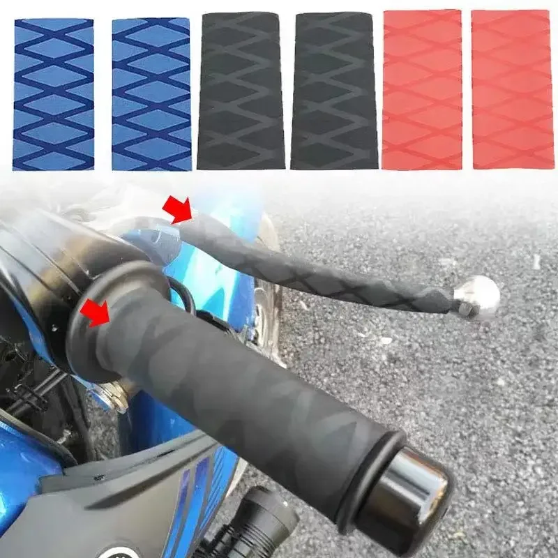 Motorcycle Non Slip Heat Shrink Rubber Grip Handlebar