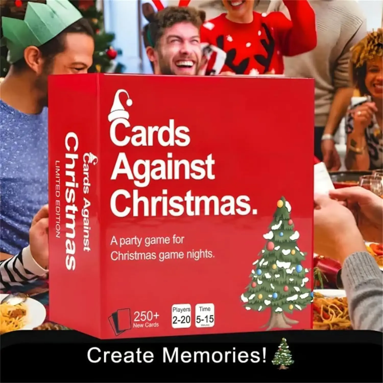 Cards Against Christmas, A Fun Christmas Card Game for Game Night, Cards Against Christmas Game,The Hilarious Party Game 5