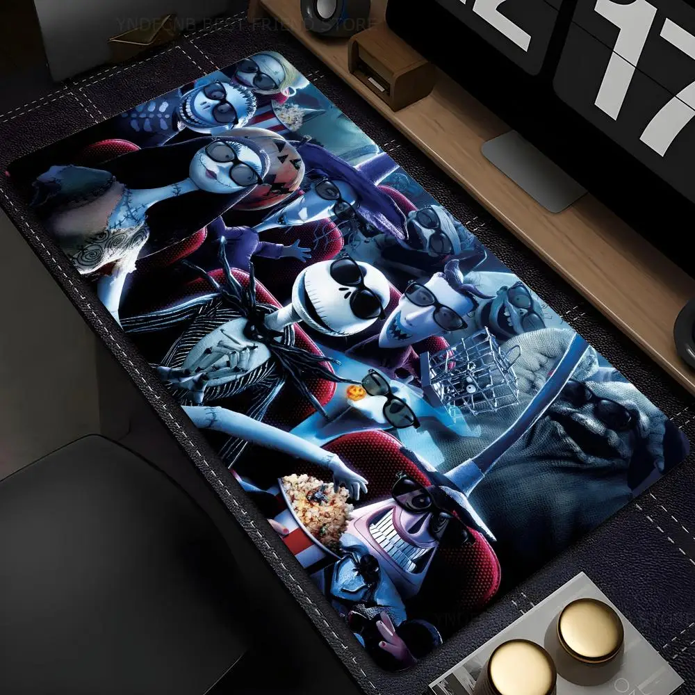 

Large Computer Gaming Accessories MousePads Desk Mats Anti-slip Laptop Soft T-The Nightmare Before Christmas Jack Skellington