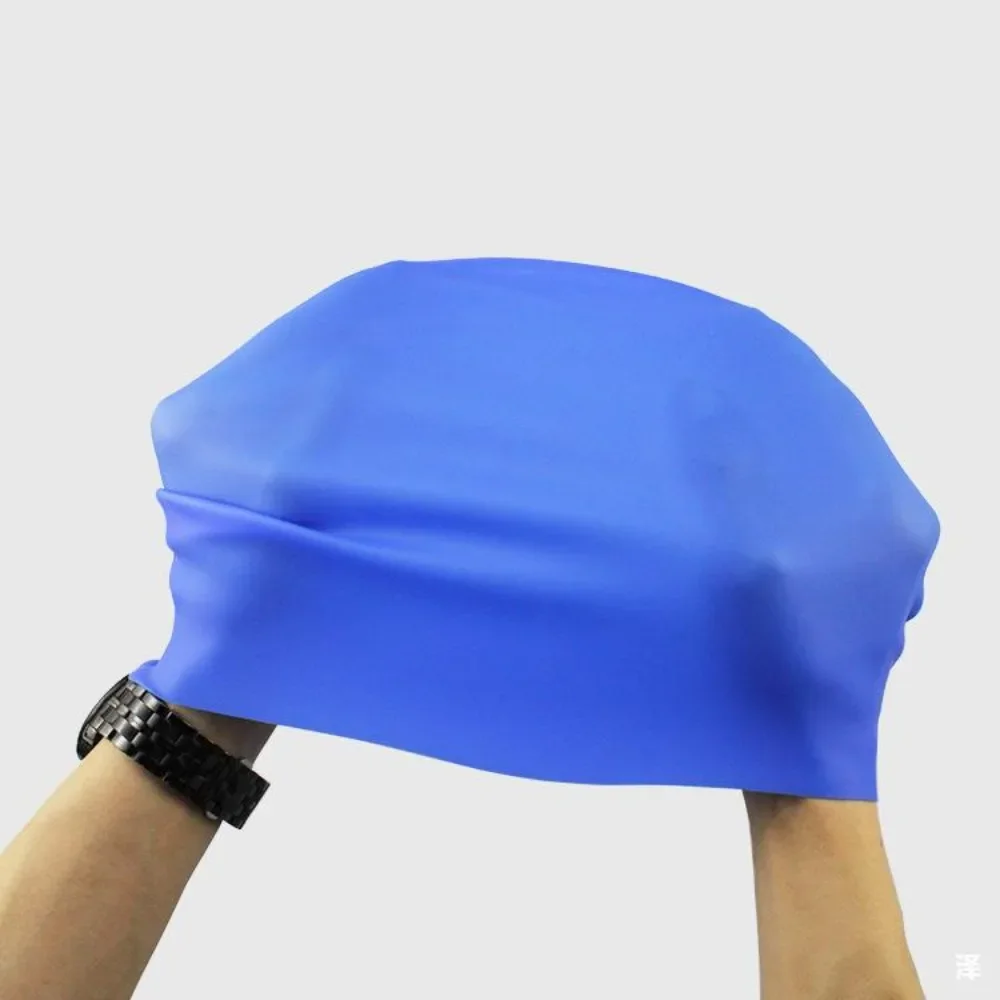 Premium Universal Silicone Swim Cap with Ear Protection