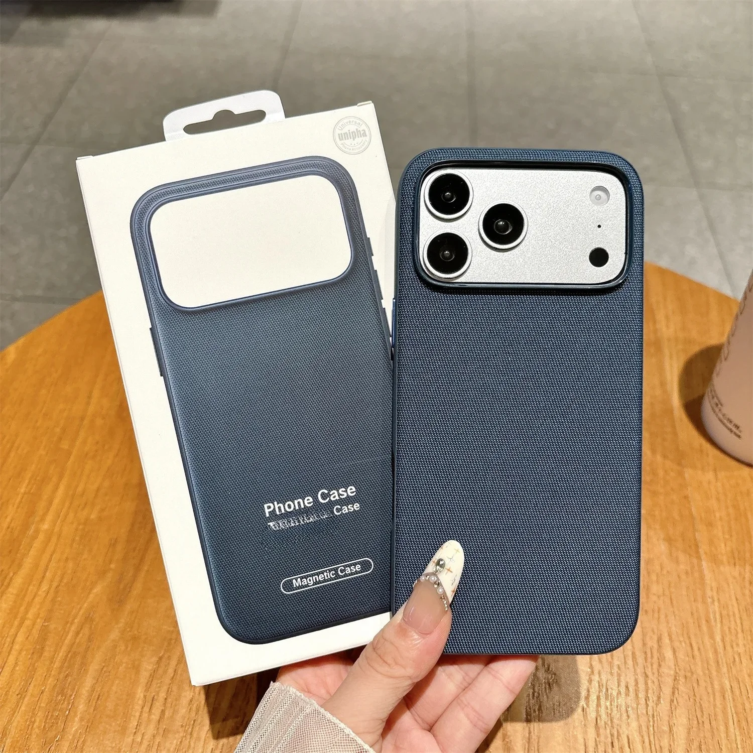 Original Technology Woven Texture Matte Shockproof Anti-Slip Protective Case