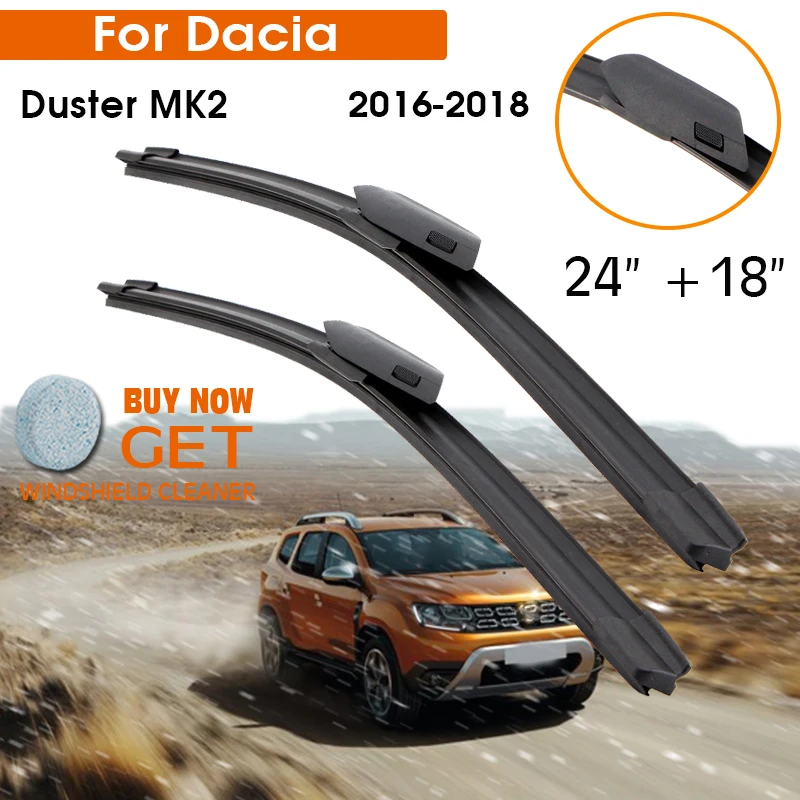 Car Wiper For Dacia Duster Mk2 20162018 Windshield Rubber Silicon