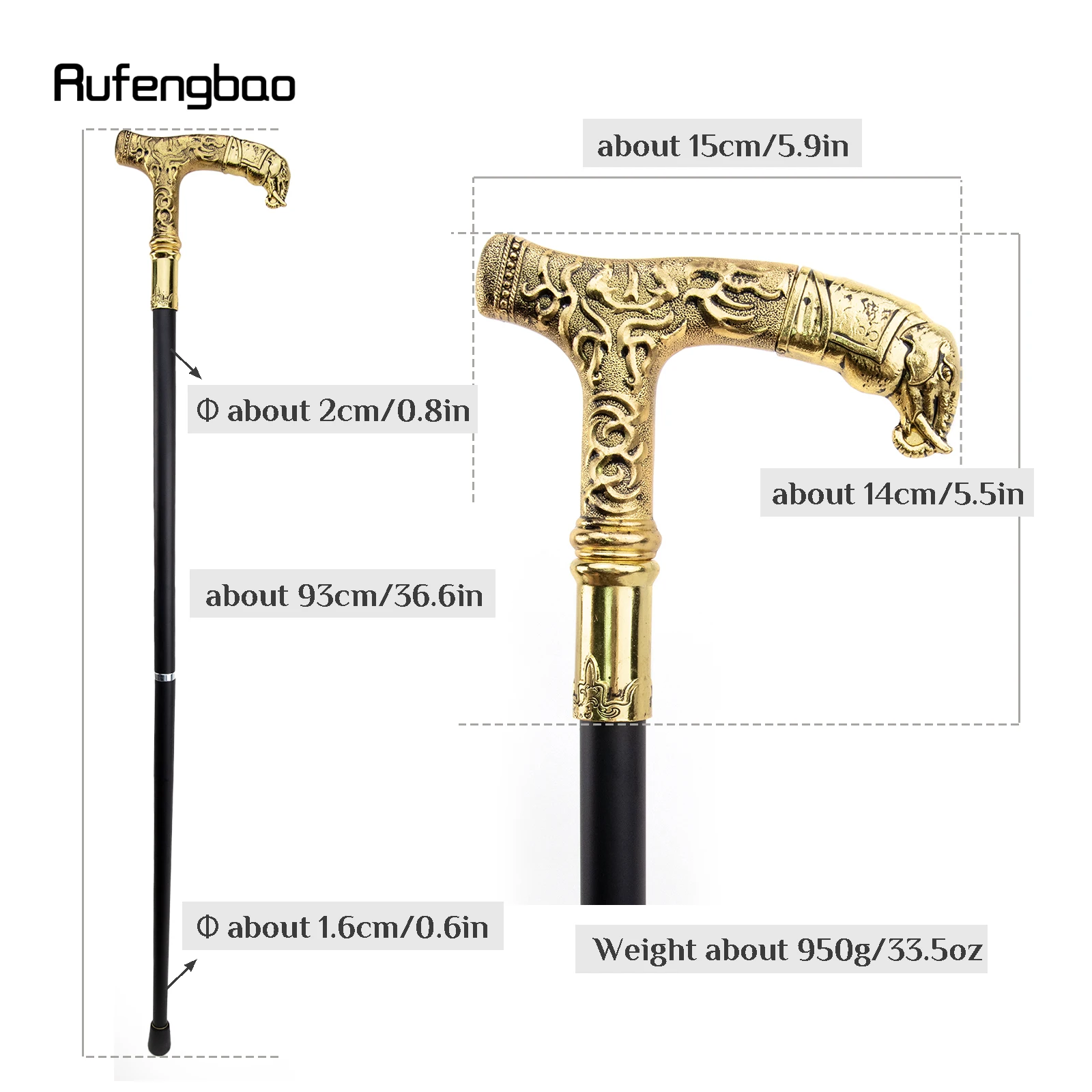 Рисунок 3 - Ручка в виде золотого слона с роскошным