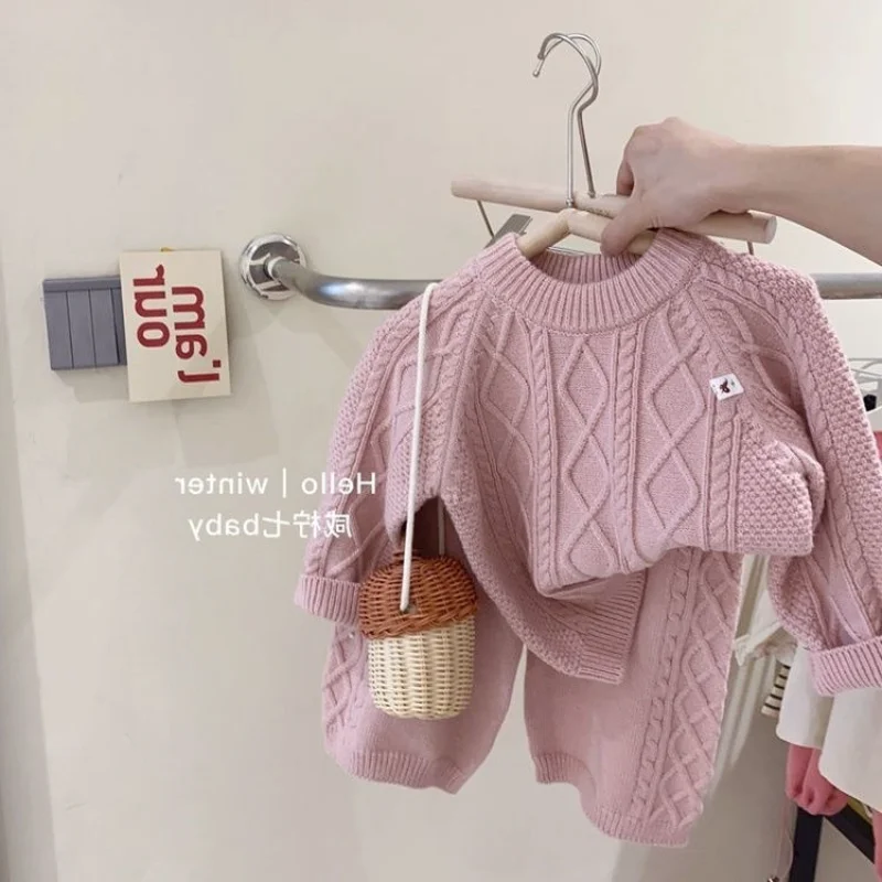 

Вязаный пуловер для мальчиков и девочек 0-4 лет