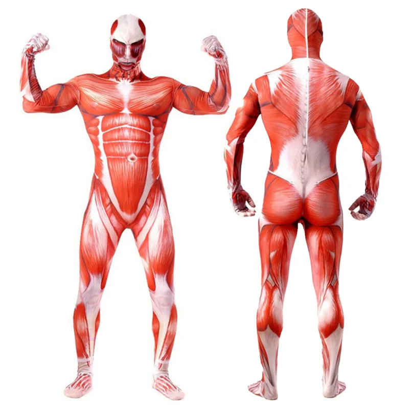 

Attack on Titan Muscle Jumpsuit Muscle Shapesuit Halloween anime peripheral cosplay costume