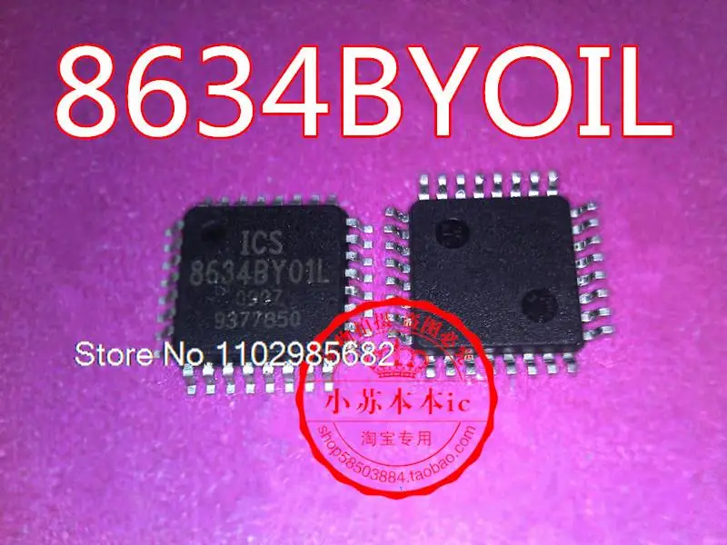 

ICS8634BY01L 8634BY01L QFP