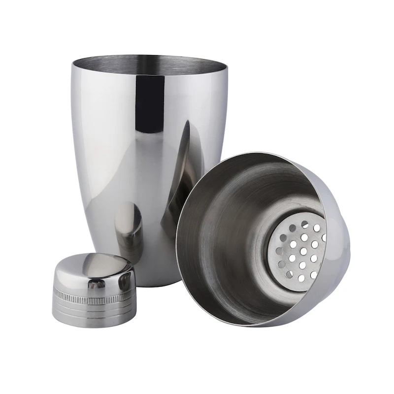 Cocktail Shaker in Silver Copper Gold Black Bronze Finish