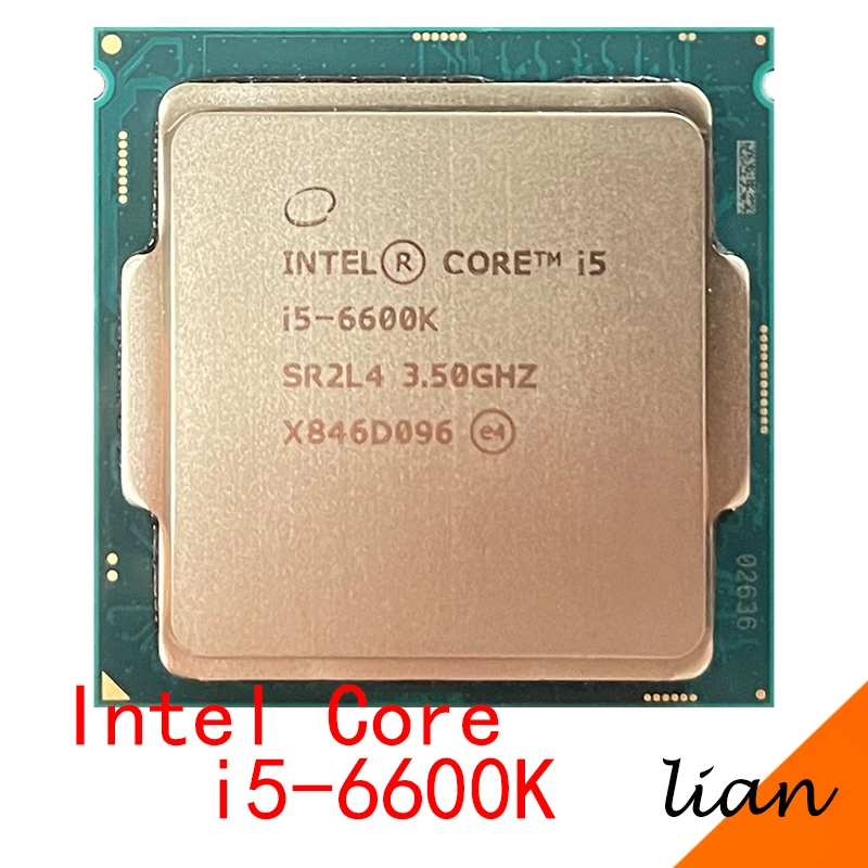Intel Core I5 6600k 4x 3.50 Ghz 大得価即納 ヤフオク! - CPU Intel Core i5-6600K 3.5GHz 動作保証 限定品新品