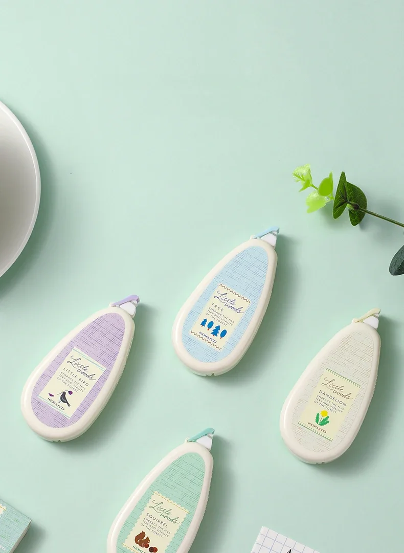 일본 KOKUYO Littlewoods 시리즈 종이 색상 보정 테이프, 캠퍼스 대용량 교체 코어, 