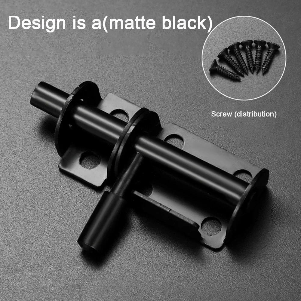 Door Latch Stainless Steel Sliding Lock Bolt 1PCS