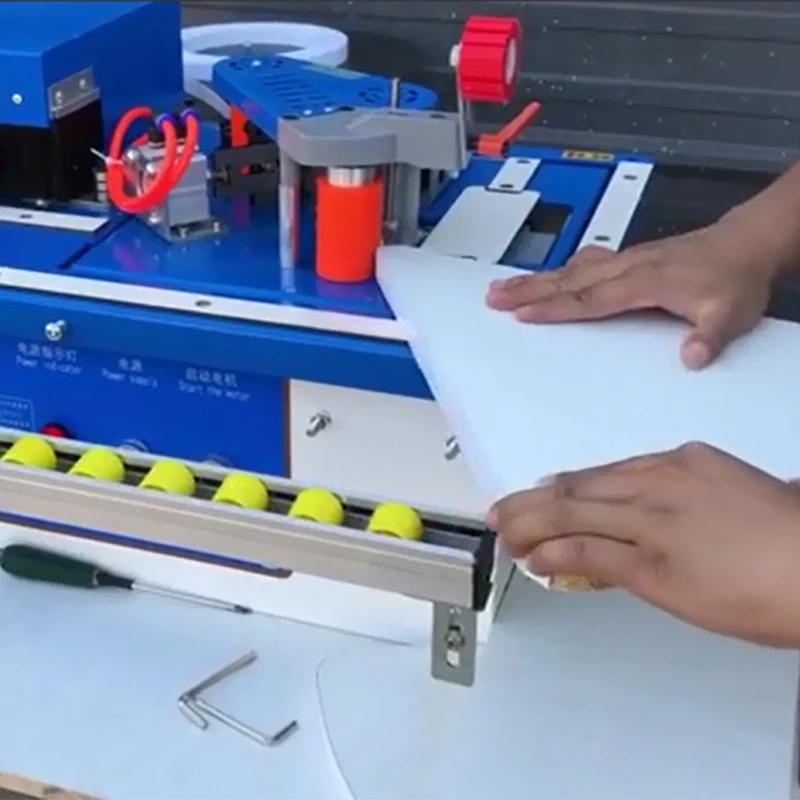 2000W Edge Banding machine Portable small Curved Line Home Decoration Double-sided Glue