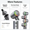 Hair Dryer, 160000 RPM Professional High-Speed Blow Dryer 500 Millions Negative Ionic Care Hair Dryer for Fast Drying, Low Noise 6