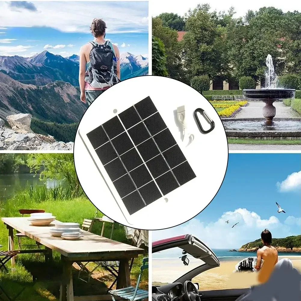Phone Solar Charger USB Solar Panel Power Bank Charging Generator For 6W 5V High-selling Tool Accessories