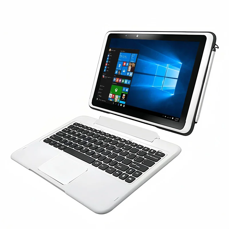 2GB LPDDR3  64GB eMMC  Free Capacitive Pen 10.1 INCH  64 Bit Windows 10 Pro C1 2in1 Tablet With Keyboard X5-Z8350  Quad-Core 5