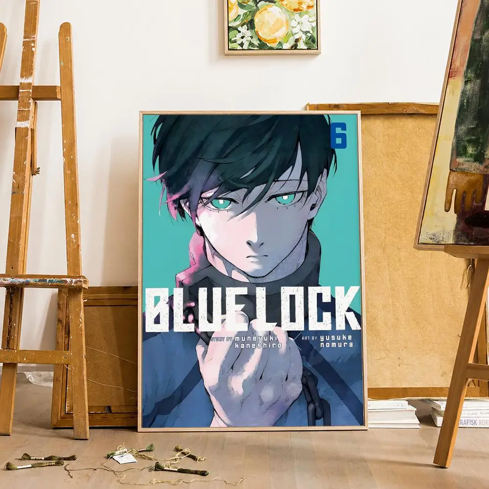 Blue Lock Anime Art Self-Adhesive Waterproof Wall Sticker Decor