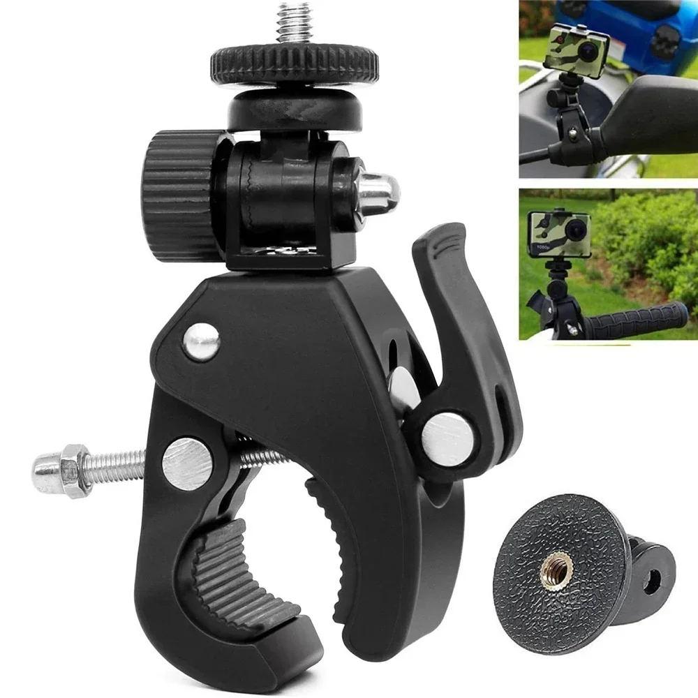 Mechrig Aluminum Camera Super Clamp with 360° RotationMini Ball Head Kit for DSLR GoPro Smartphone Monitor LED Light