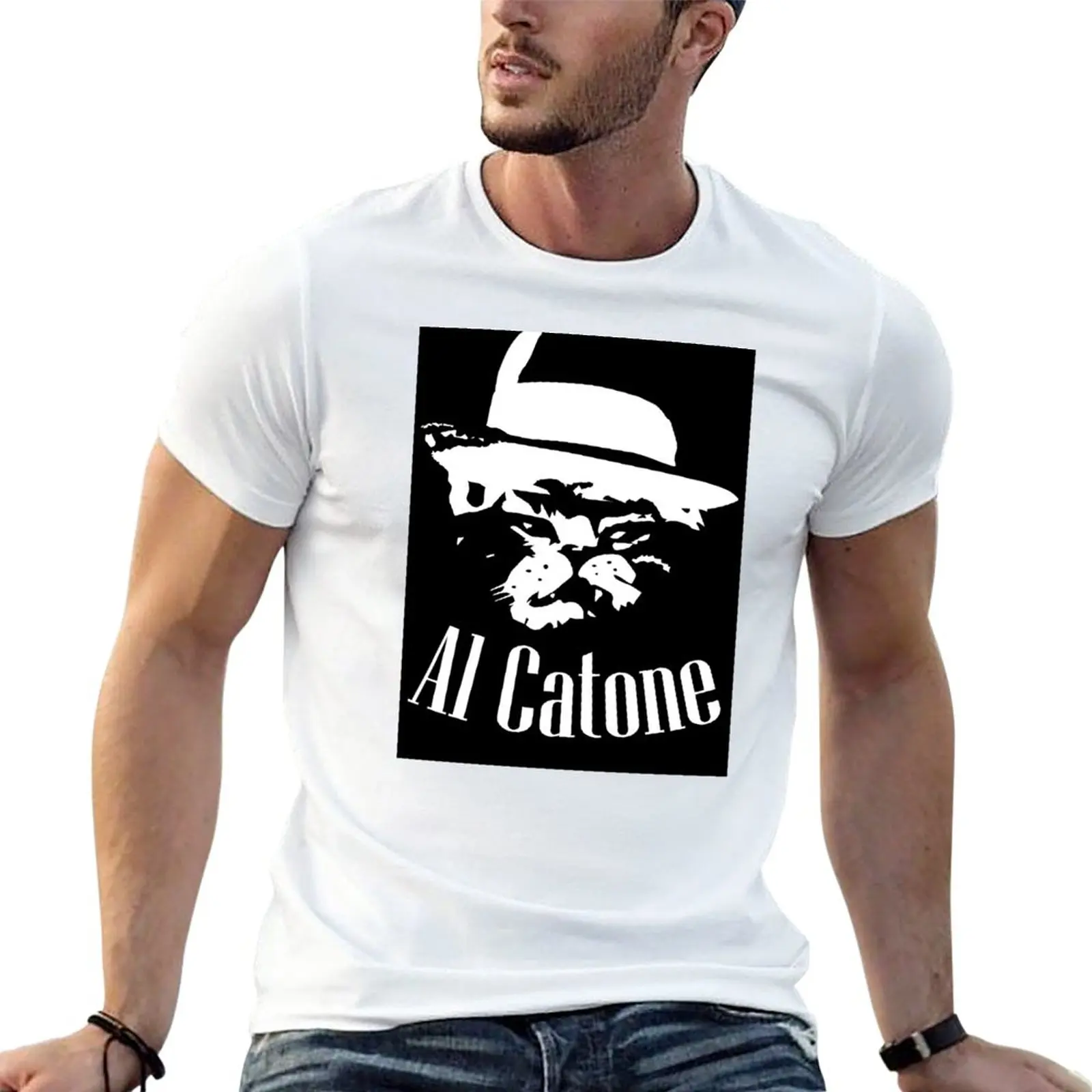 

New Al Catone T-Shirt vintage t shirt boys animal print shirt aesthetic clothes graphic t shirts oversized t shirt men