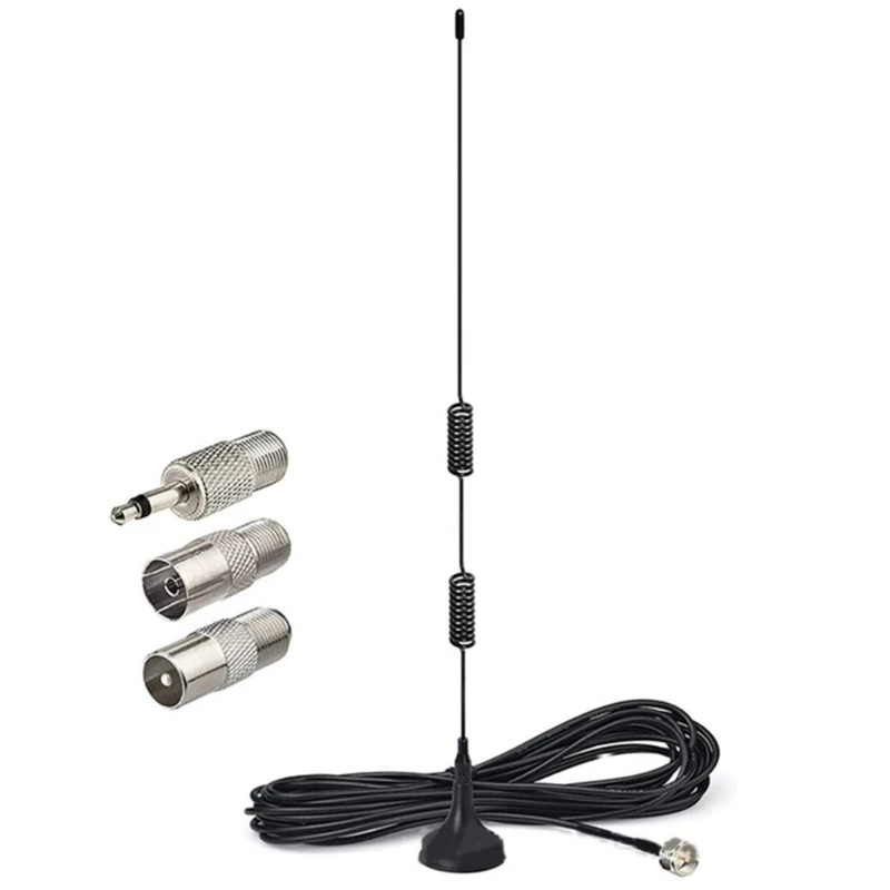 

Stereo Receiver Tuner Home Theater Receiver Magnetic Base FM Antenna for Indoor Video 50 ohm FM Radio DropShipping