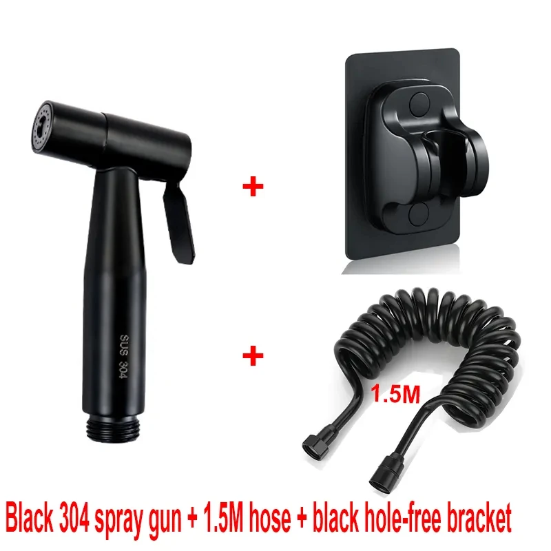 Handheld Stainless Steel Toilet Companion Set, Toilet Flushing Boosting Spray Head, Toilet Women's Washers Accessories 4