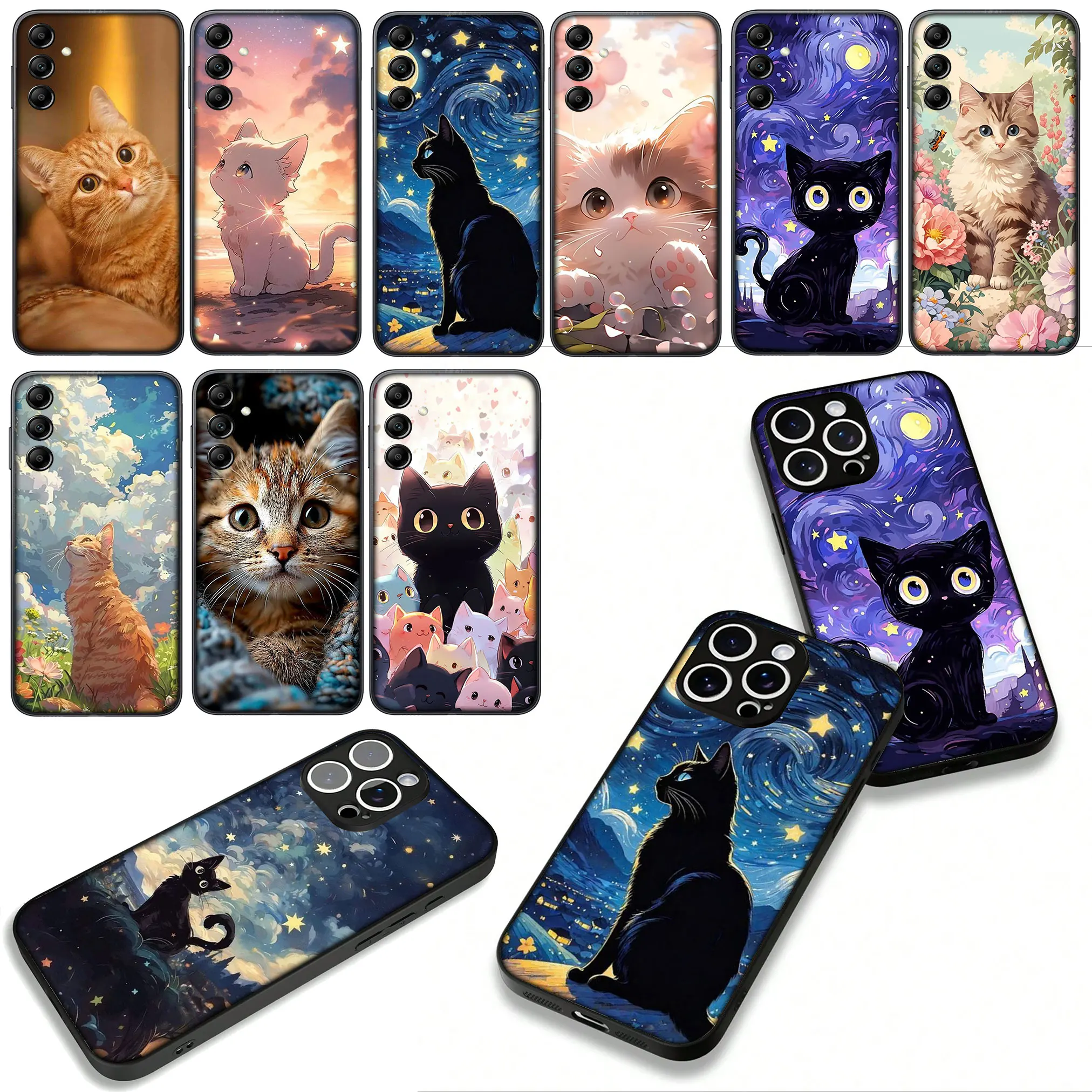 Kitten Cat Meow Wallpaper Phone Case Cover
