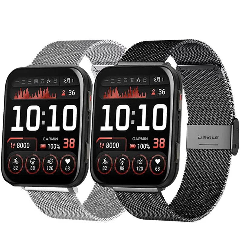 Elegant Mesh Wrist Strap for Smartwatches - Premium Watchband Accessory